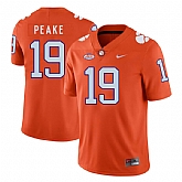 Clemson Tigers 19 Charone Peake Orange Nike College Football Jersey Dzhi,baseball caps,new era cap wholesale,wholesale hats